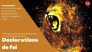 Déclaration de foi 23 février 2024