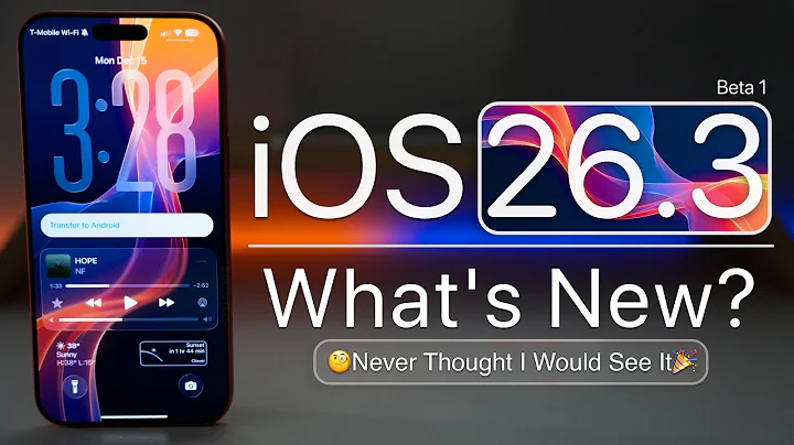 iOS 26.3 Beta 1 is Out! - What's New?