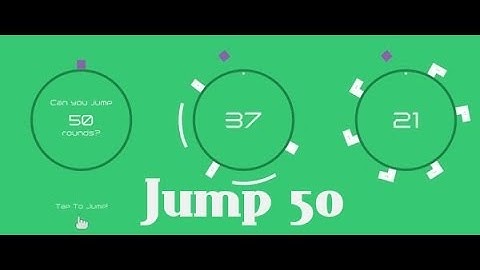 The Impossible Game Jump 50 iPhone App Review and Demo Video