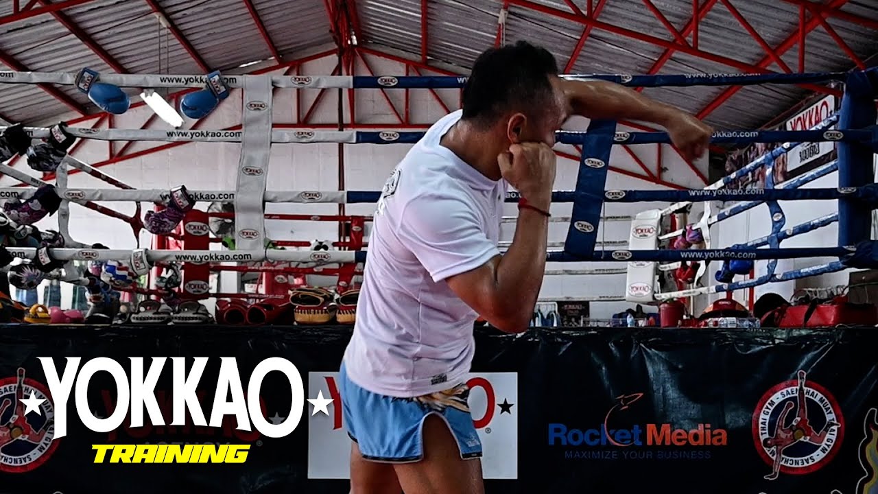 Muay Thai Technique Basic Overhand Punch Saenchai Style YOKKAO Training Course YouTube