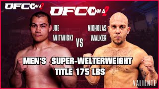 OFC MMA 02 – Men’s Super Welterweight Title 175 lbs | Joe Witwick vs Nicholas Walker | Full Fight