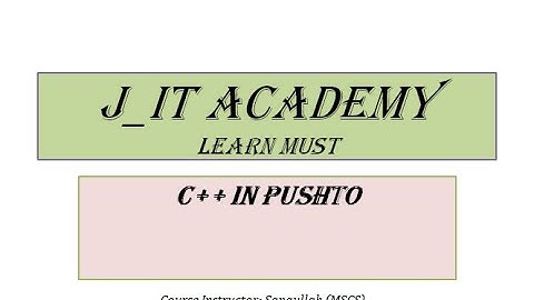 J_IT Academy. Function Arguments in Pashto