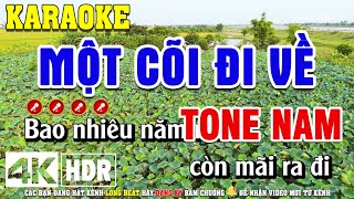 Một Cõi Đi Về Karaoke Tone Nam Dễ Hát - Long Beat