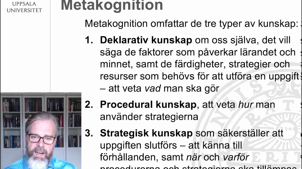 Metakognition - Martin Karlberg - EDU