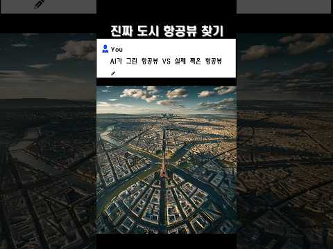 각 도시별 진짜 항공샷 찾기#shorts