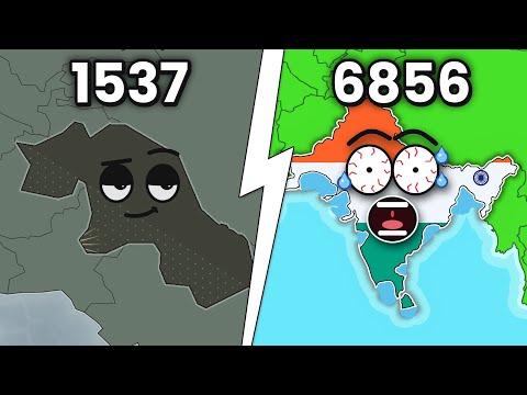 Evolution of India 3000 BC - 10000 (Map Animation)