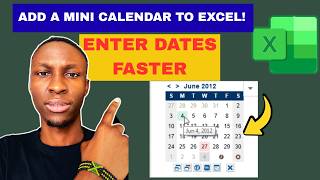 How to Add a Mini Calendar in Excel | Enter Dates Faster with Excel Add-ins