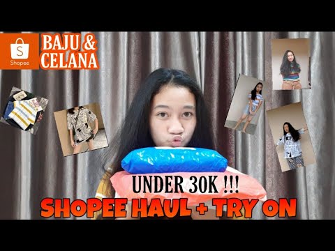  SHOPEE  HAUL BAJU  KOREA CELANA MURAH   YouTube