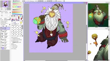 [Mouse Speedpaint] Paint tool sai - Bard league of legends