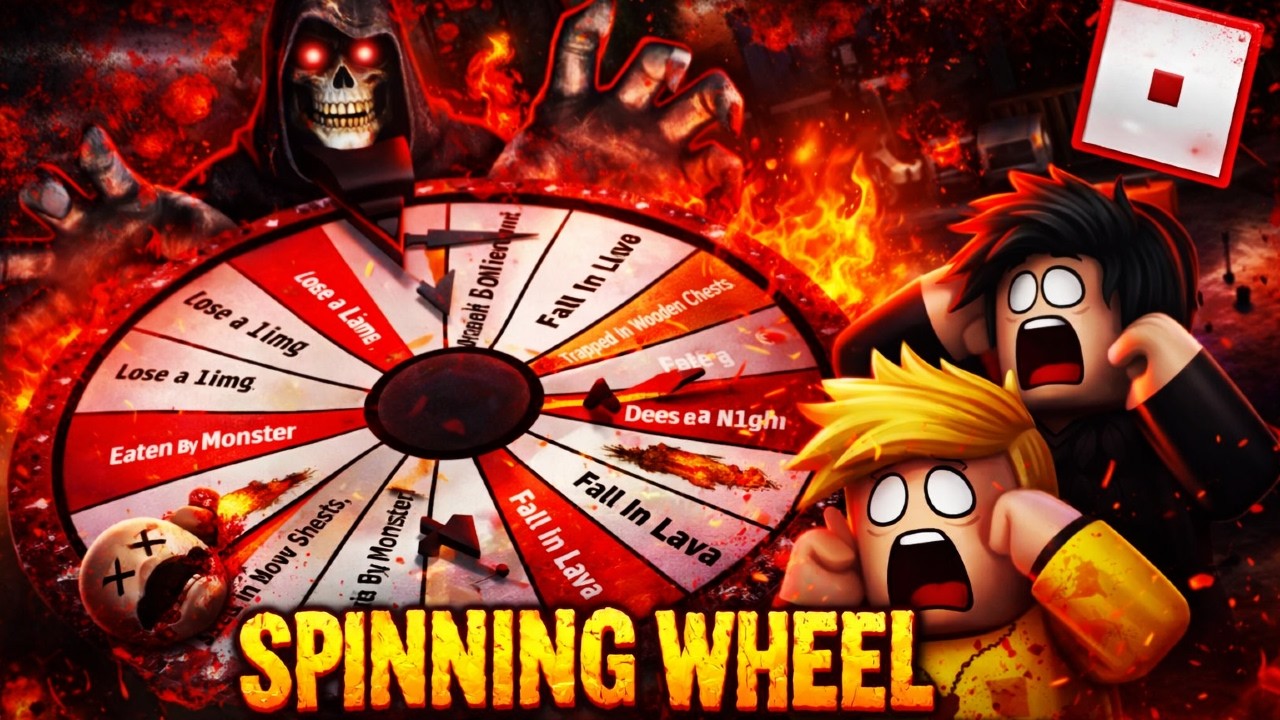 SPINNING WHEEL DENGAN KONSEKUENSI FATAL DI ROBLOX - YouTube