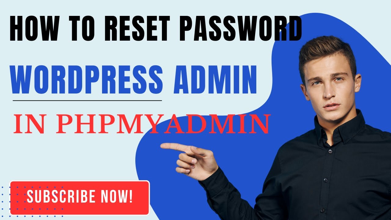 Wordpress how to reset admin password - YouTube
