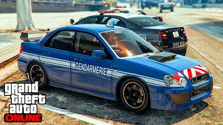 UNE SUBARU WRX DE LA GENDARMERIE SUR GTA 5 ! screenshot 1