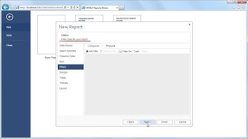Creating Report With Master-Detail Wizard in Reports.Mobile - [Shot on version 2013.1]