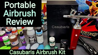 Portable Airbrush Review - Awesome Product - Casubaris Airbrush Kit - Affordable Full Set-Up