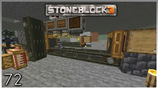 FTB Stoneblock 3 Let's Play EP72 - Train Track Automation