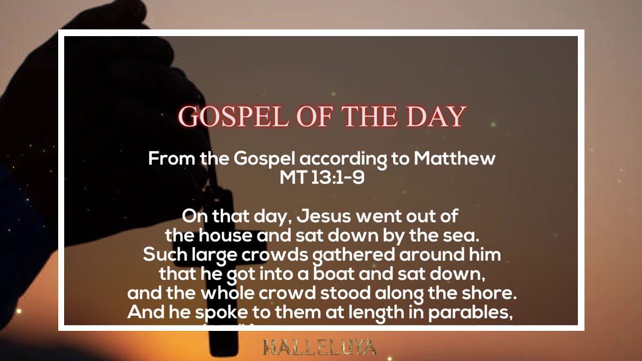 WORD OF THE DAY | GOSPEL OF THE DAY | 12 - 07 -2020 - YouTube