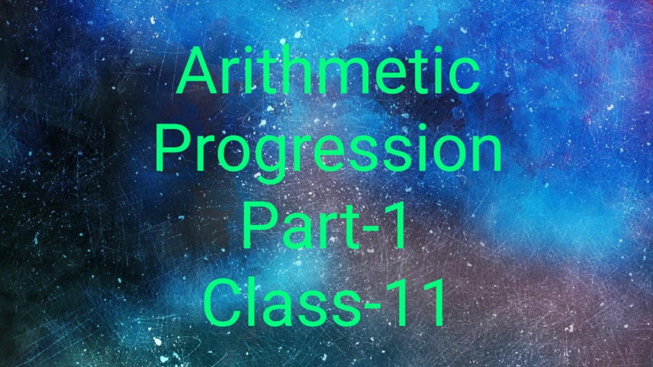 case study on arithmetic progression class 11