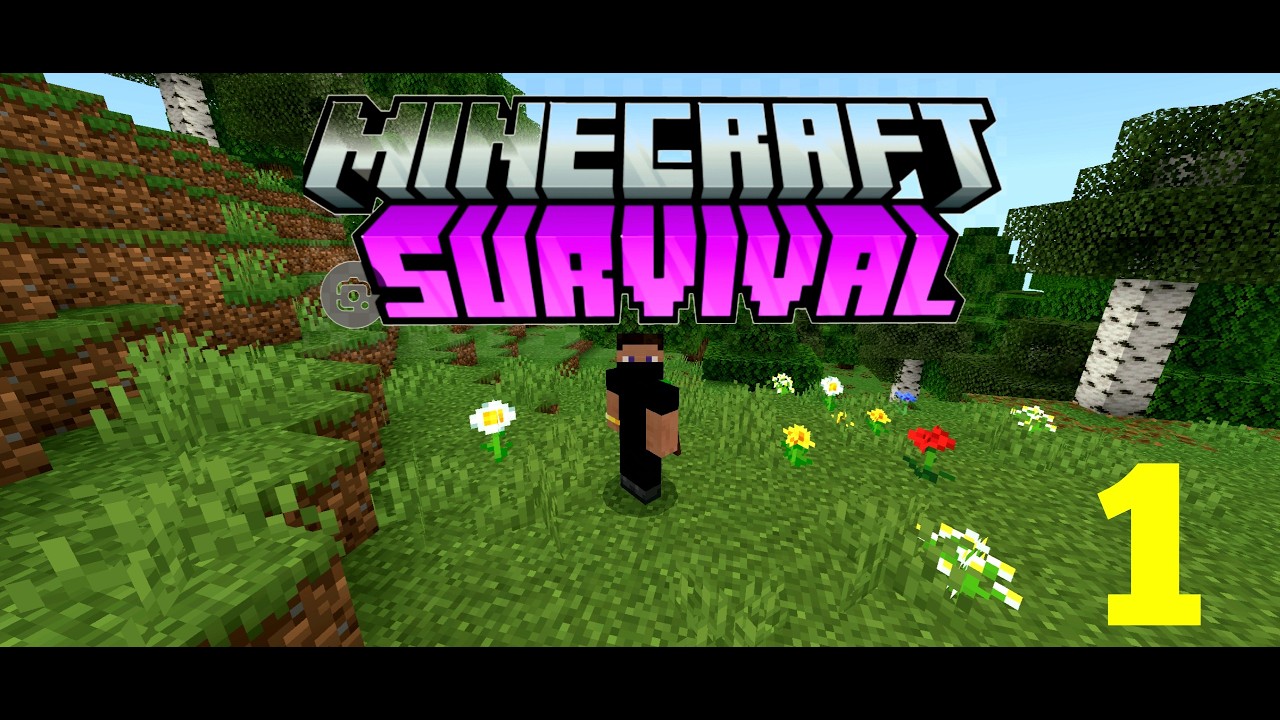 Create a Survival world in Minecraft # Part 1 - YouTube