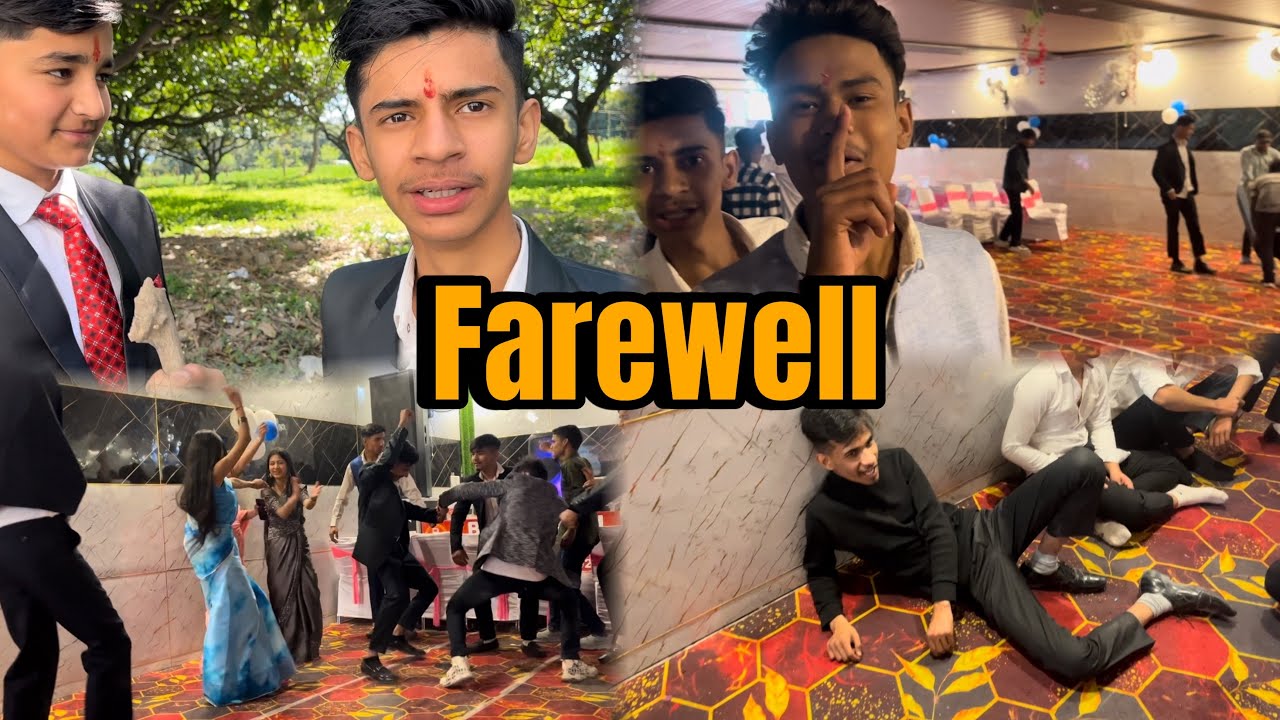 My last day in school farewell party || school farewell #vlog #viral # ...
