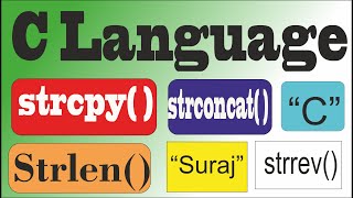 Predefined functions of string in C Language@COMPUTEREXCELSOLUTION #class10th #class12 #clanguage