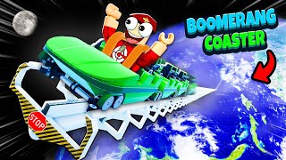 160 km/u Boomerang Achtbaan !! 🎢 | Roblox Themepark Tycoon 2...