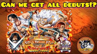 JOJO GOING CRAZY FOR 10th ANNI! LRS PART 1 10TH ANNIVERSARY PULLS! [OPTC]