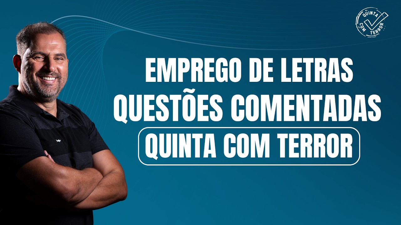 🔥 QUINTA COM TERROR | Ortografia - Emprego de letras 🔥 Questões de várias bancas 🔥