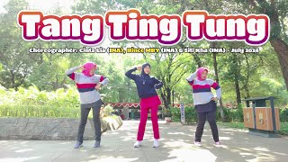 TANG TING TUNG || Line Dance || COREO: Cintalia, Rince MRY \u0026 Siti Kha (ALL INA)