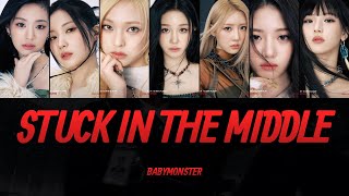 BABYMONSTER - 'Stuck In The Middle' Lyrics Video | KPOPWorld Music