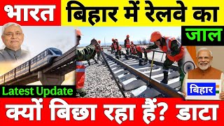 Why is India building such a large railway network in Bihar 