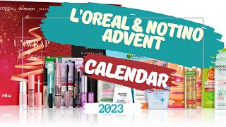 L'OREAL & NOTINO DIY Адвент календарь 2023 | Недостающий номер и полные размеры | Распаковка