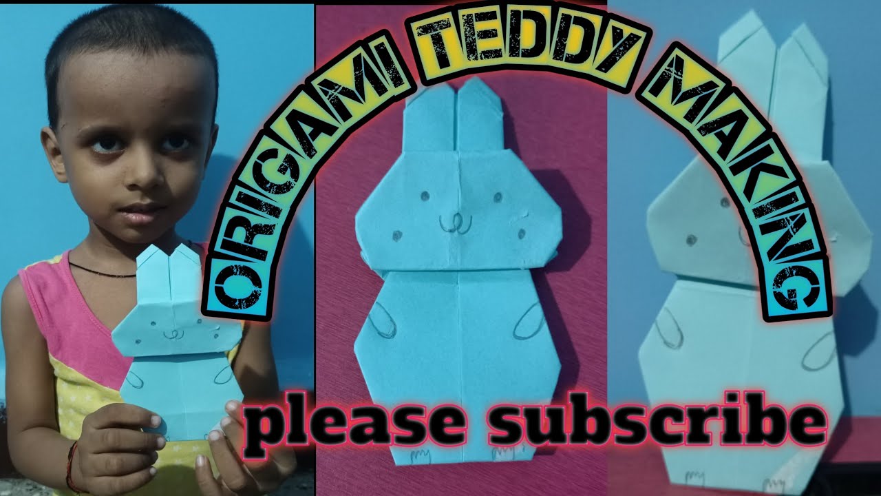 origami teddy how to make origami teddy paper se teddy bear