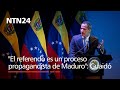 &quot;El referendo es un proceso propagandista de Maduro para distraer la atención&quot;: Juan Guaidó en NTN24