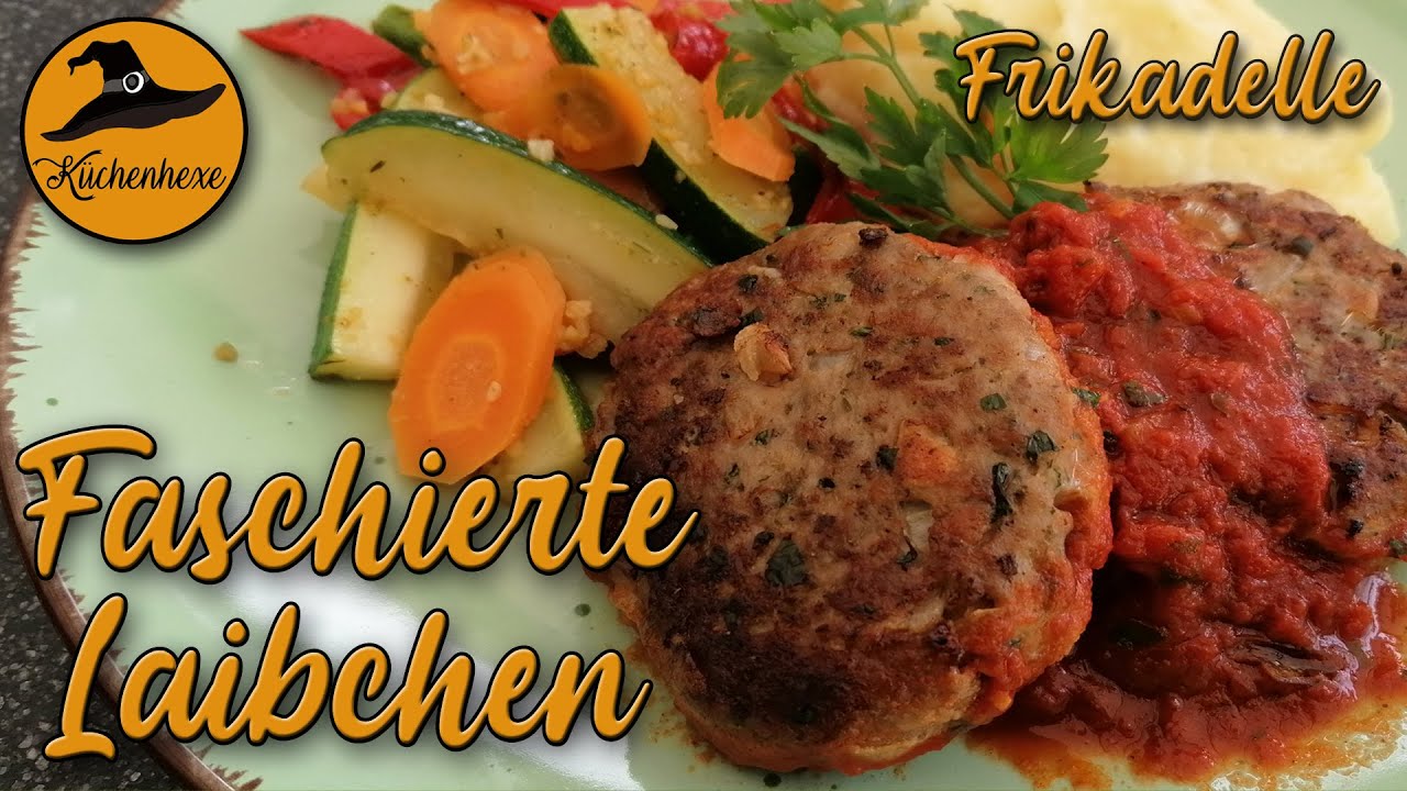 Faschierte Laibchen  aus Rinder Faschiertem