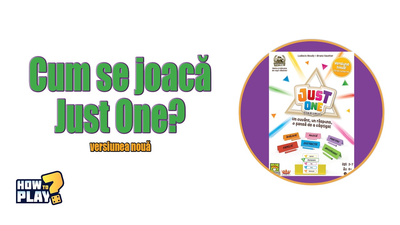 Cum se joaca Just One? Tutorial & Reguli pe scurt [#149]