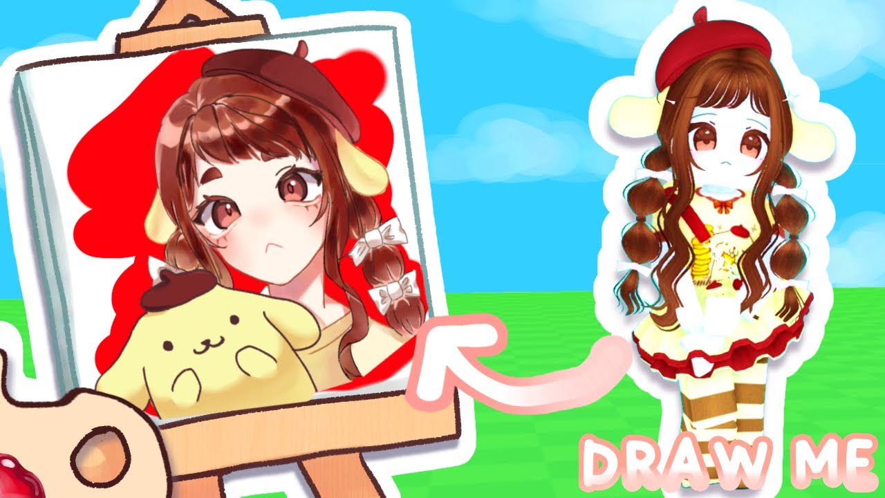 Drawing People's Avatars in ROBLOX DRAW ME! (pt.2)