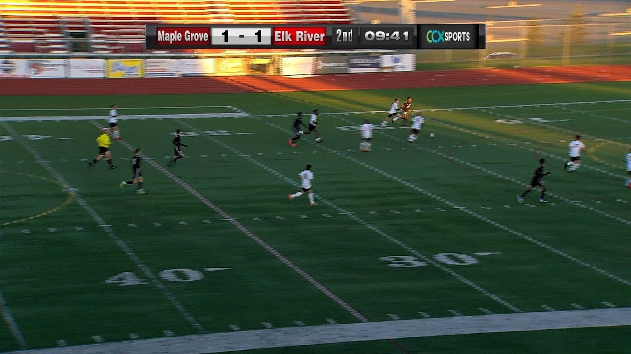 Maple Grove Boys Soccer Rallies Late for Win - YouTube