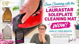 Iron Cleaning with the Laurastar Soleplate Cleaning Mat ✨ Look at These Results!