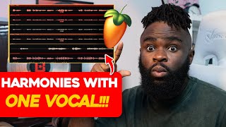How To Create Vocal Harmonies With Just A Click | Fl Studio Tutorial