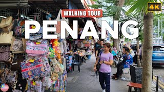 Penang, MALAYSIA - Walk in George Town, Penang Bazaar and Sunday Flea Market