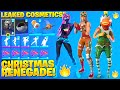 ALL NEW LEAKED SEASON 5 SKINS!! *GINGERBREAD RENEGADE RAIDER* (FA LA LA FISHSTICK, GALAXIA)