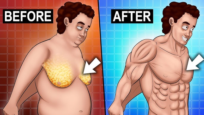 Should I stay fat so that people think my man boobs are caused by