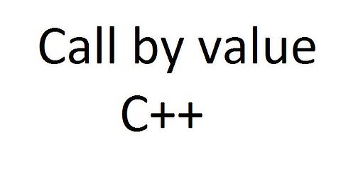 Call by value in c++ | C++ Programming Tutorial | Learn C++ language| Saurabh Bhargava