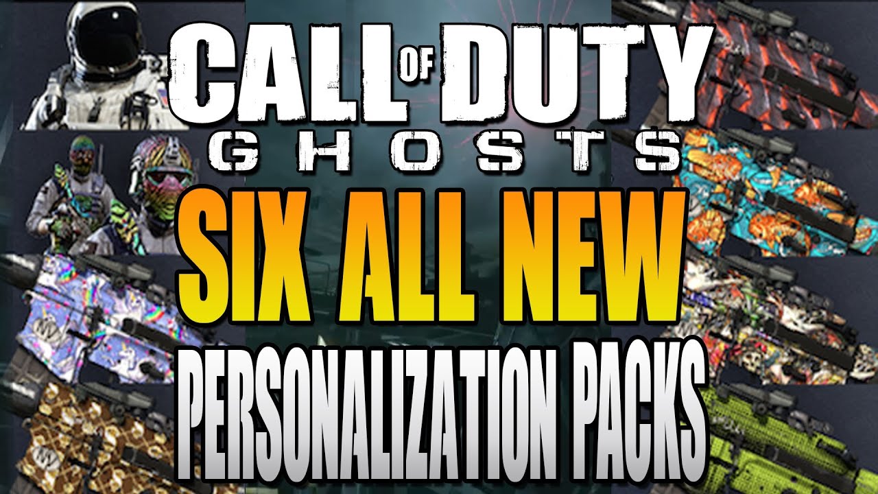 Call of Duty: Ghosts DLC Six NEW Personalization Packs! (Black Ops 2 ...