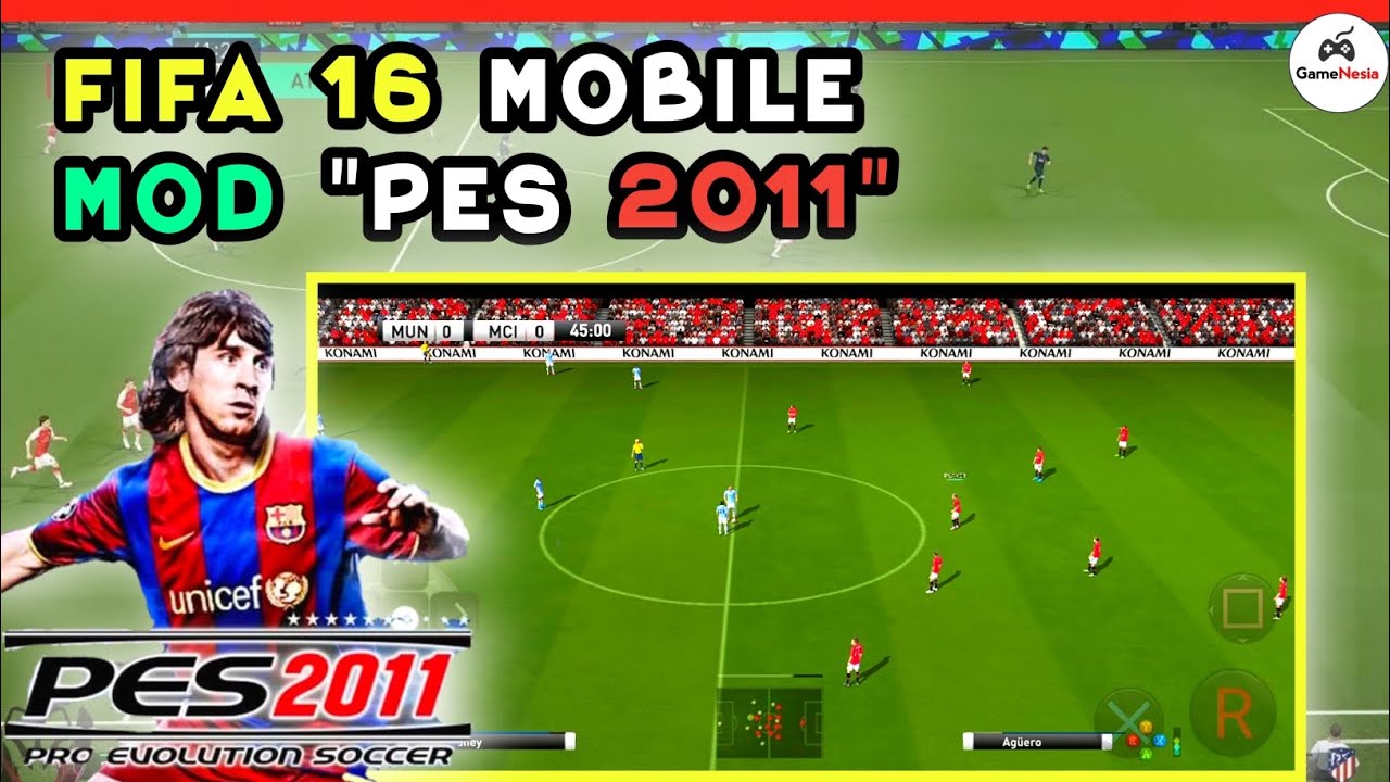 REAL GRAPHICS | Pes 11 Ps3 Mod Patch Fifa 16 Mobile ( Offline ) - YouTube