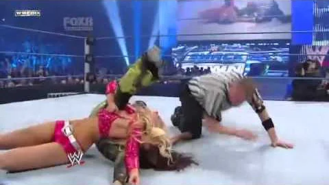 Kelly Kelly delivers a Spear