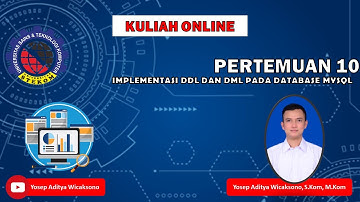 STEKOM - Kuliah Online - Implementasi DDL dan DML Pada Database MySQL