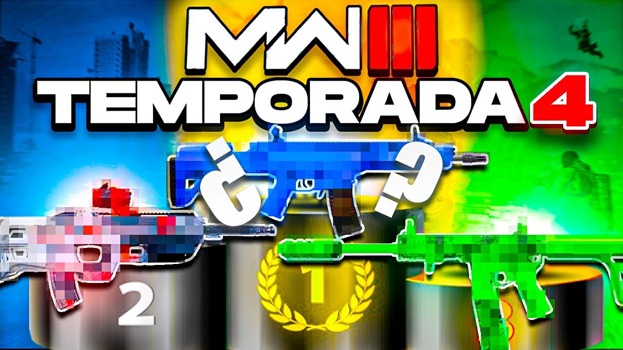 TOP 5 MEJORES ARMAS DE CALL OF DUTY MODERN WARFARE 3 2023 TEMPORADA 4 ...