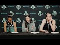Breanna Stewart, Rebekah Gardner & Coach Sandy Brondello | Post Game Press Conference | Sept 2, 2025