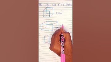 Total Surface Area Of 3D Shapes